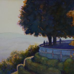 Park overlooking Tuscan Plains