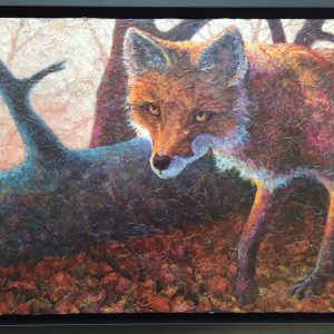 Robyn Ryan Acrylic Layer Painting "Woods Walker"