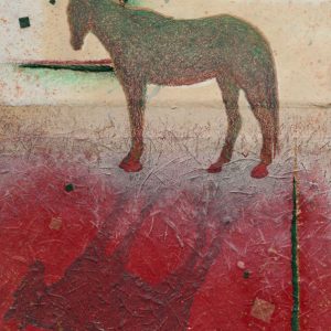 "Until We Meet Again I" 12" x 9" Collage by Robyn Ryan