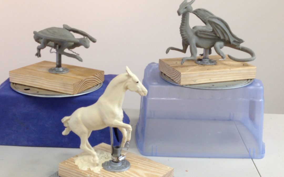 August Sculpture Workshop – The Dragon Riders!