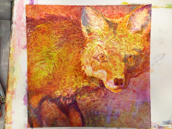 Robyn Ryan Fox painting, layer 2