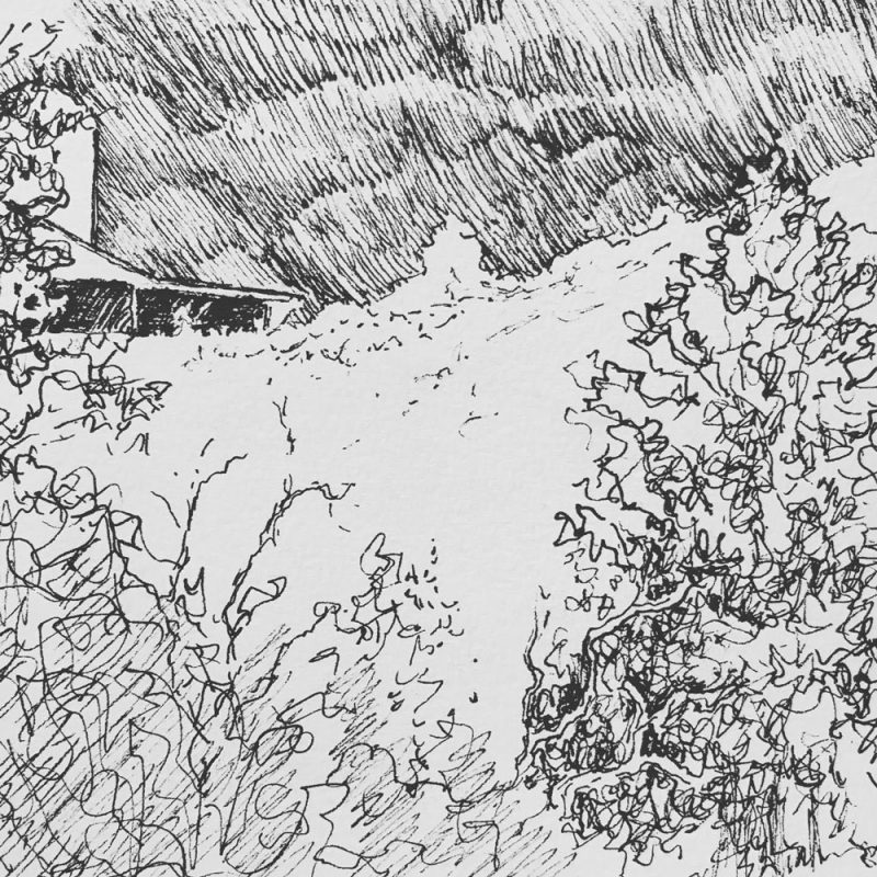 Robyn Ryan Sketch Up the Hill